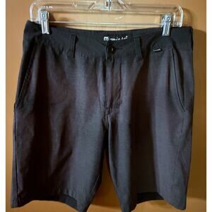 Travis Mathew "Proceed with Caution Mens Short Dk Grey Size 30 preppy, sporty
